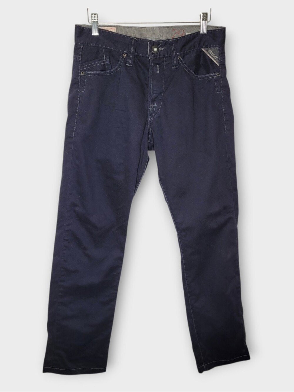 Replay Waitom Twill Pants 29x30 Black